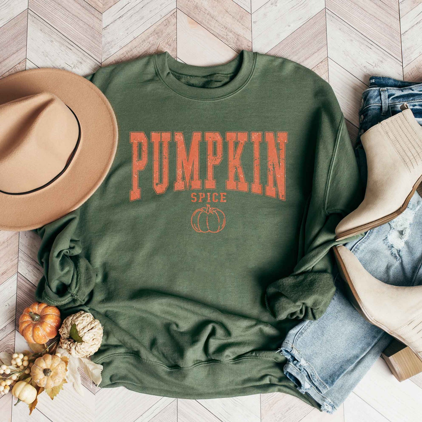 Pumpkin Spice Varsity | Sweatshirt