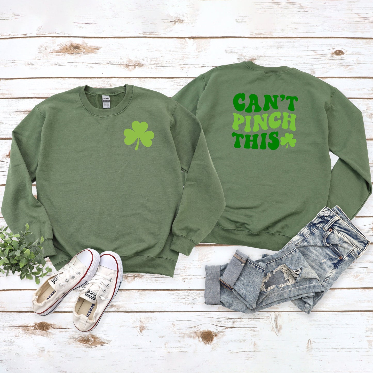 Can't Pinch This | Front and Back Sweatshirt