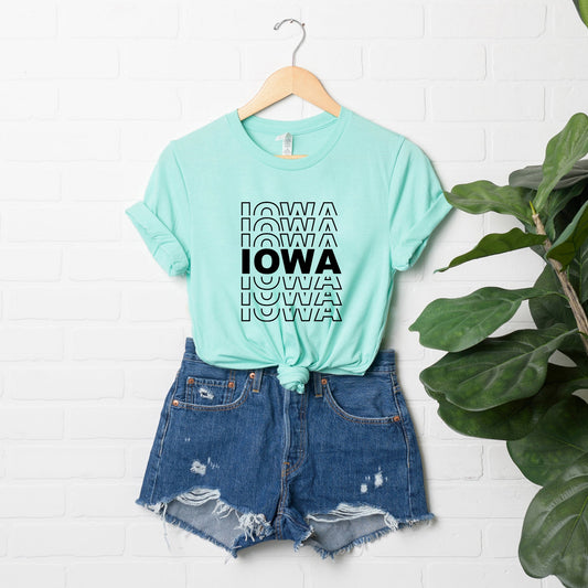 Iowa | Short Sleeve Graphic Tee