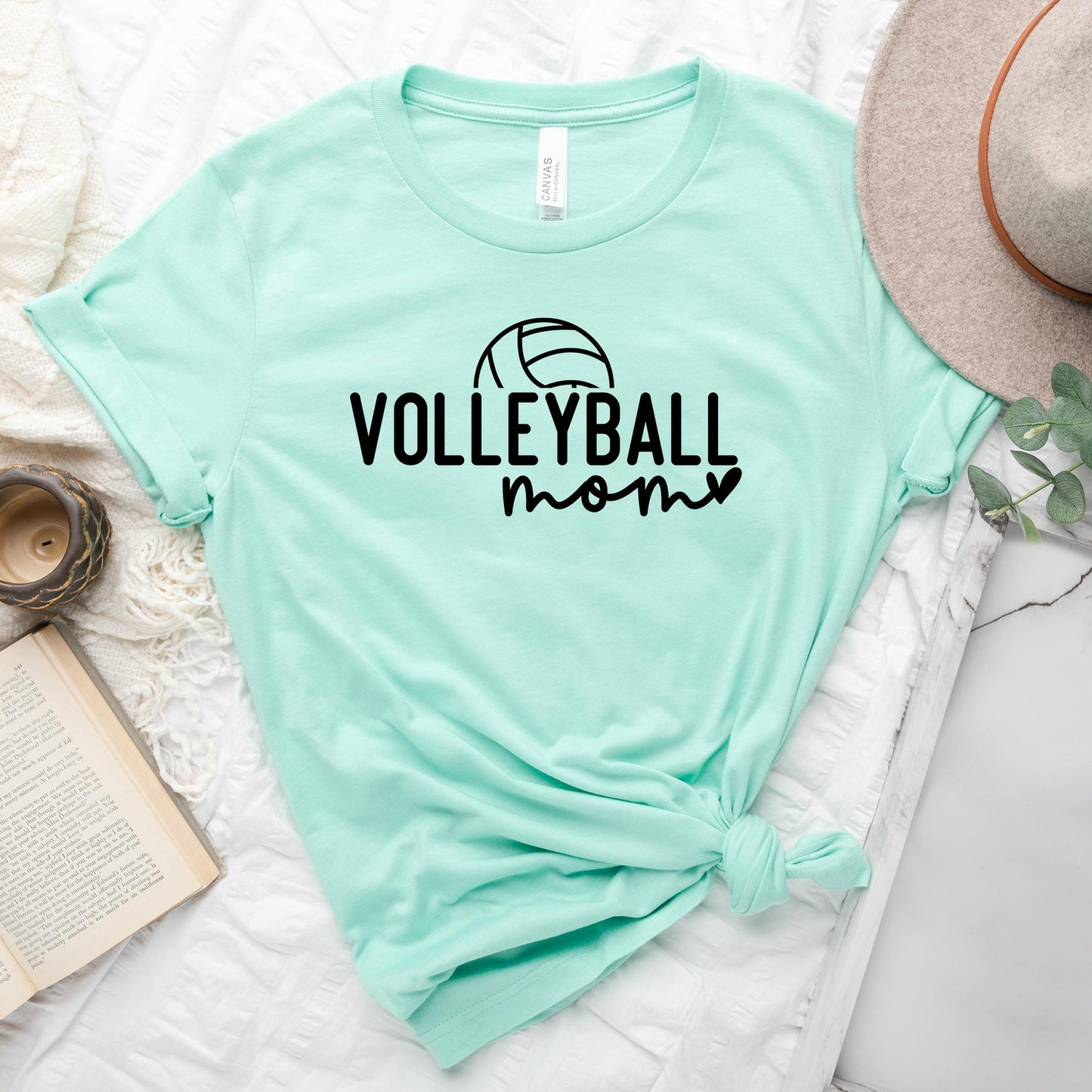 Volleyball Mom Ball | Short Sleeve Graphic Tee