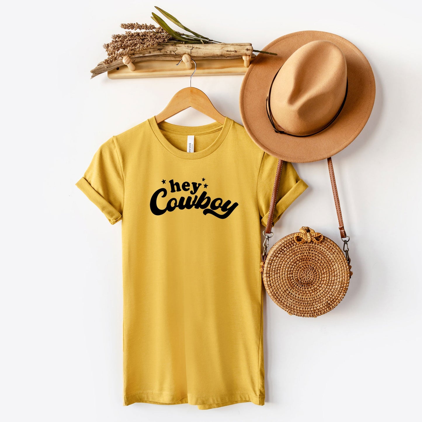 Hey Cowboy Stars | Short Sleeve Graphic Tee