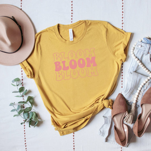 Bloom Stacked Colorful | Short Sleeve Graphic Tee