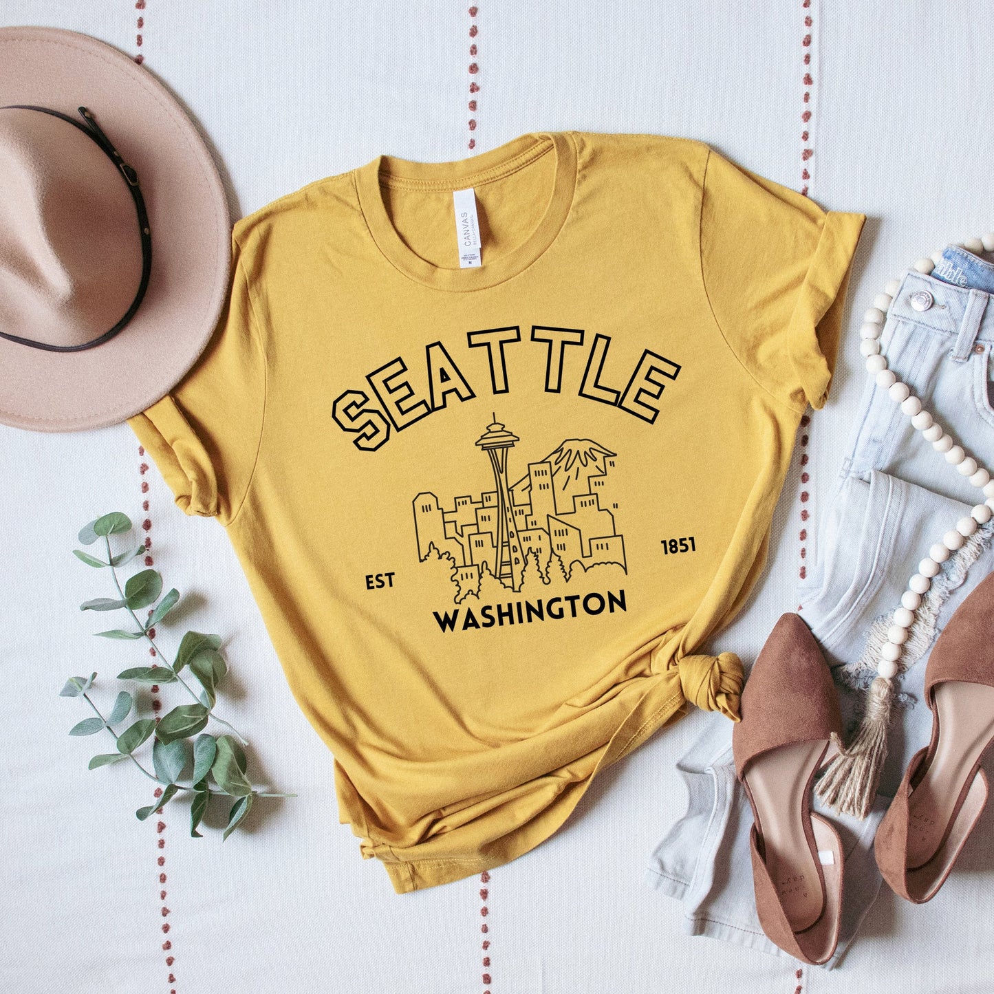 Seattle EST 1851 | Short Sleeve Crew Neck
