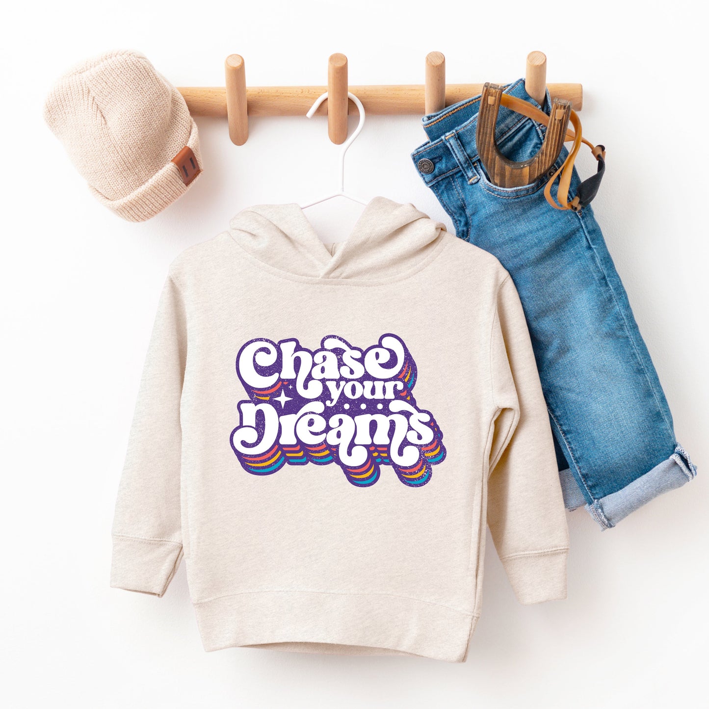 Chase Your Dreams Retro | Toddler Graphic Hoodie