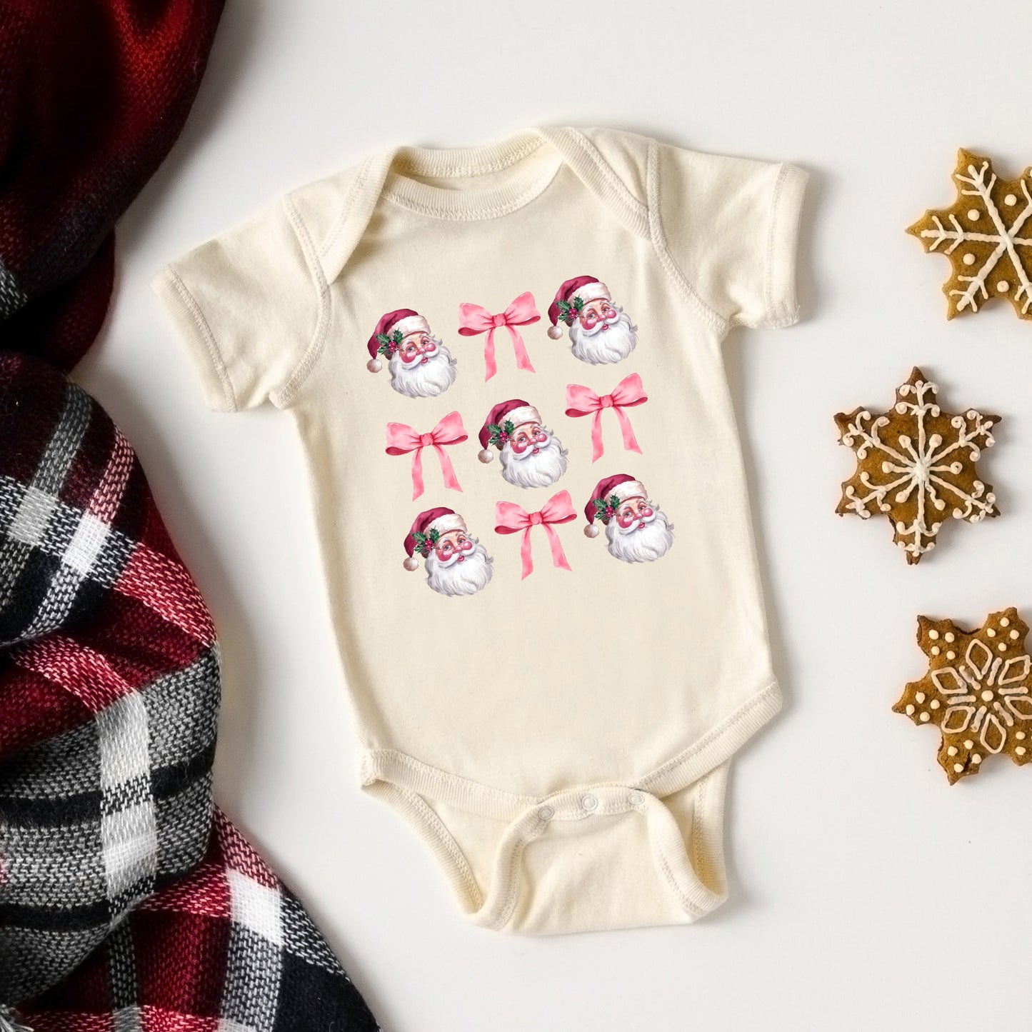 Coquette Santa Chart | Baby Graphic Short Sleeve Bodysuit