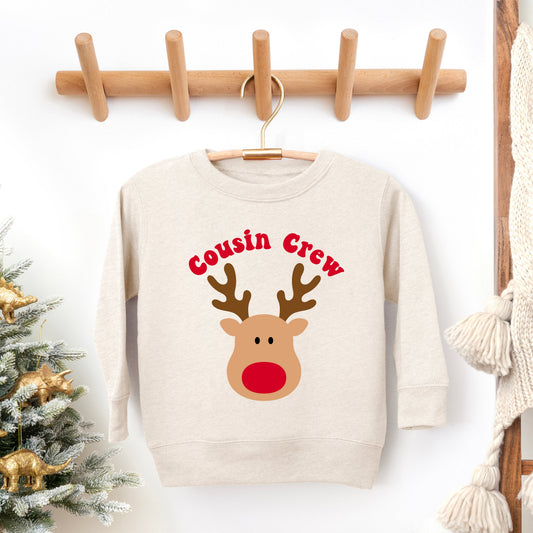 Cousin Crew Reindeer | Youth Ultra-Soft Graphic Sweatshirt