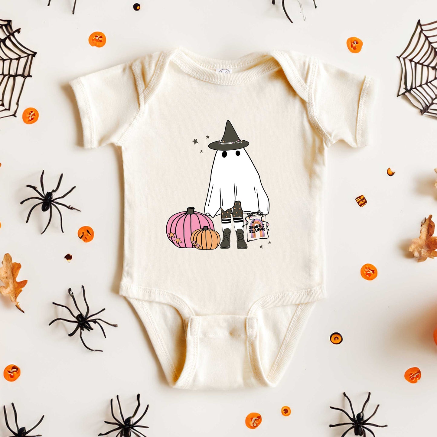 Ghost Witch | Baby Graphic Short Sleeve Bodysuit
