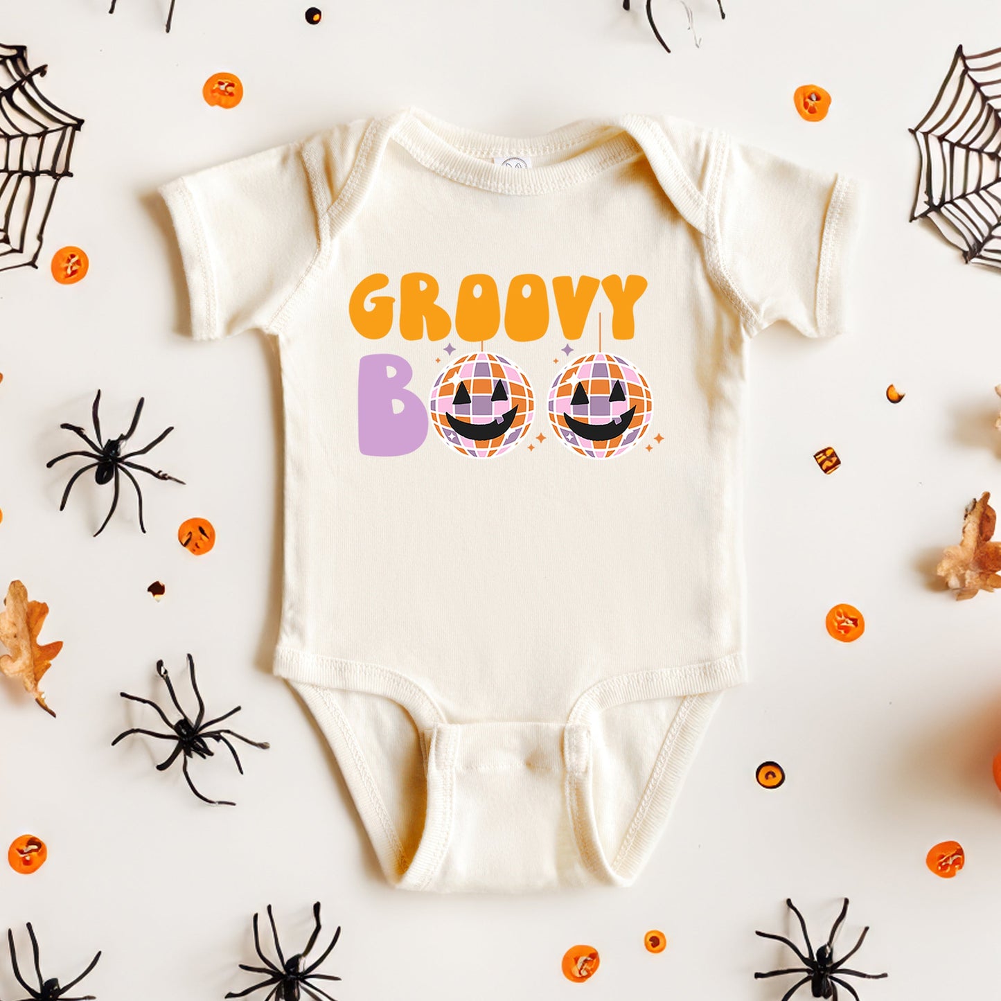 Groovy Boo | Baby Graphic Short Sleeve Bodysuit