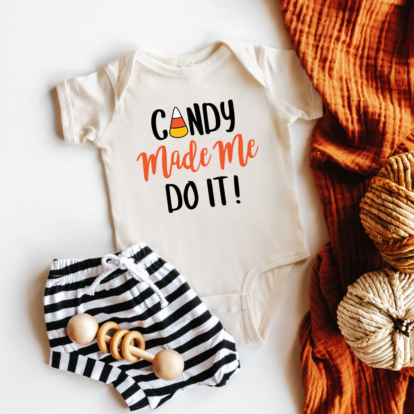 Candy Made Me Do It | Baby Graphic Short Sleeve Bodysuit