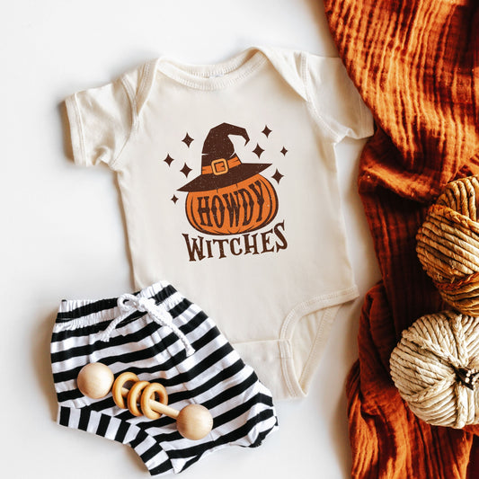 Howdy W Stars | Baby Graphic Short Sleeve Bodysuit