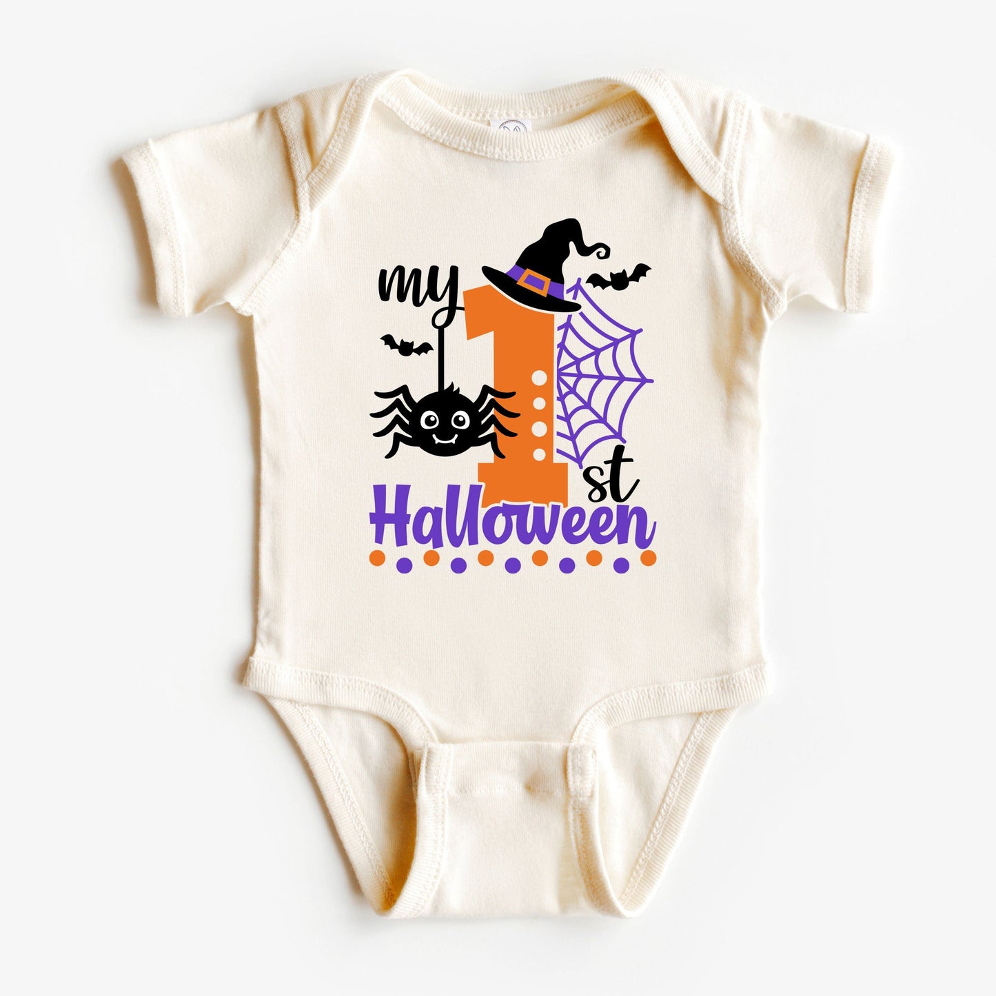 My First Halloween | Baby Graphic Short Sleeve Bodysuit