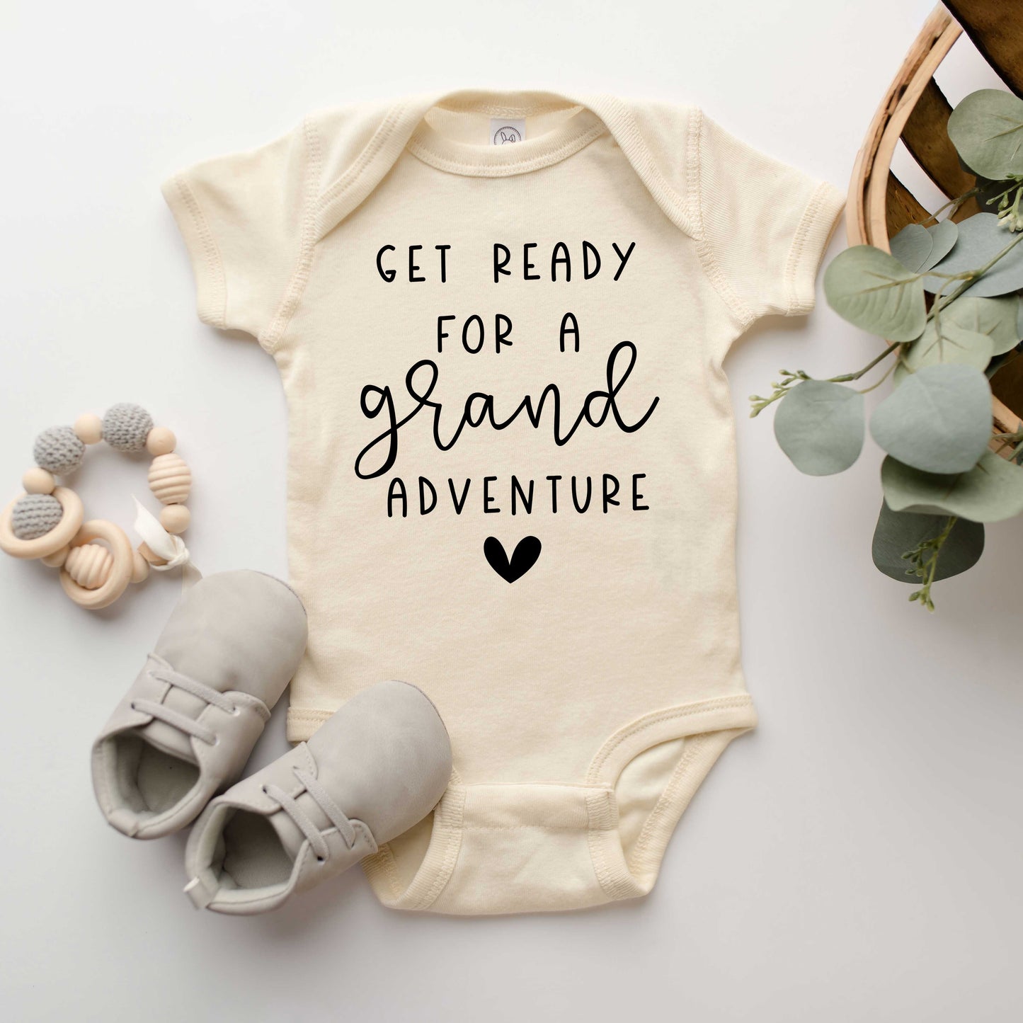 Get Ready Grand Adventure | Baby Graphic Short Sleeve Bodysuit