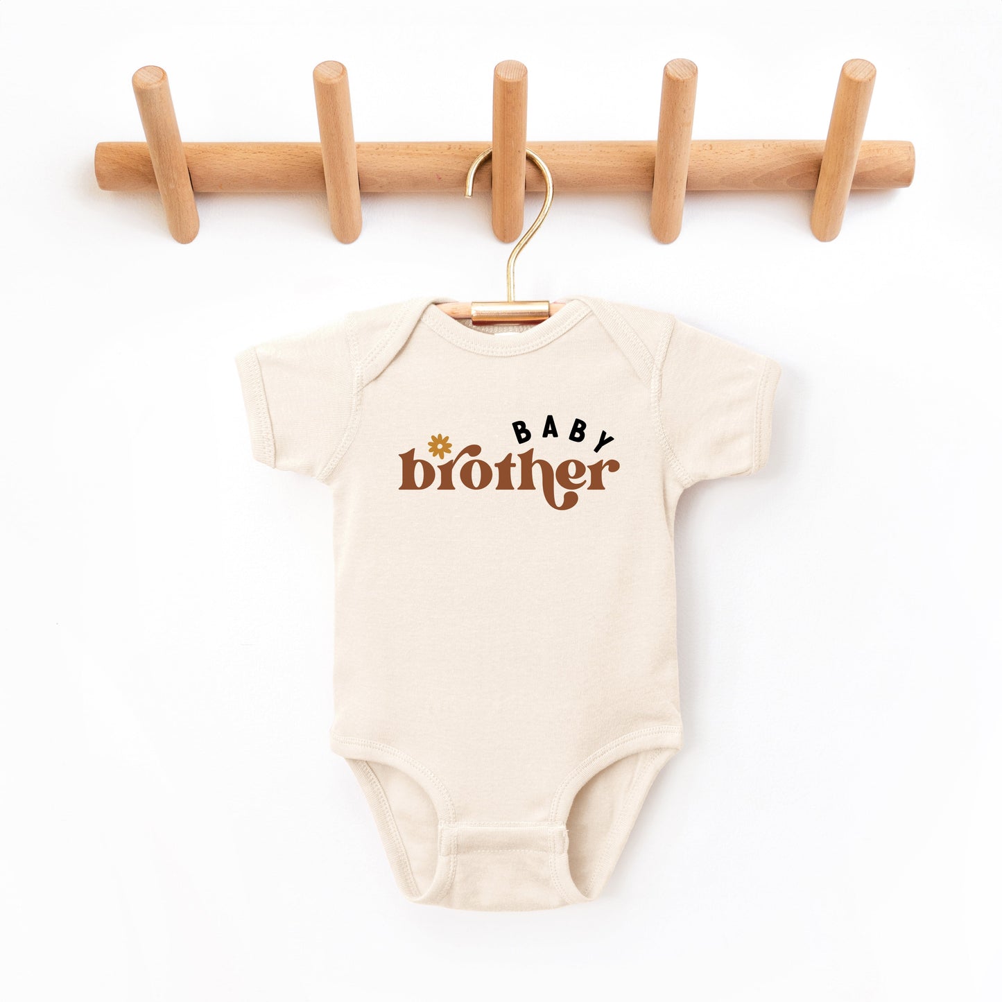 Boho Baby Brother | Baby Graphic Short Sleeve Bodysuit