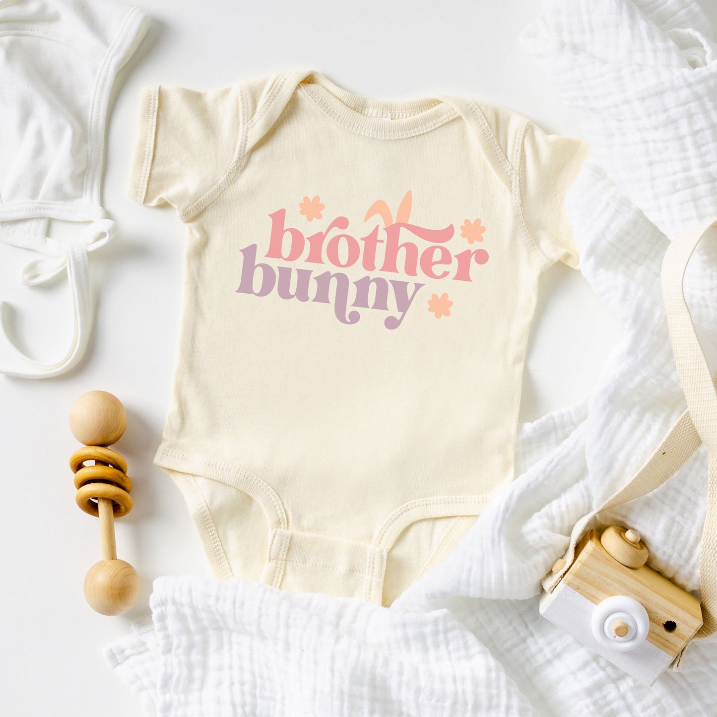 Brother Bunny | Baby Graphic Short Sleeve Bodysuit