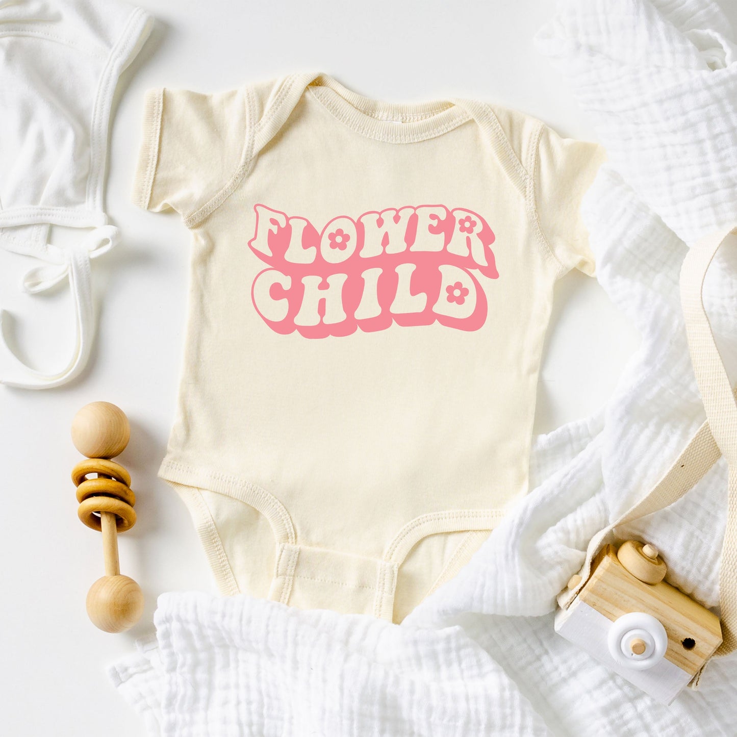 Flower Child | Baby Graphic Short Sleeve Bodysuit