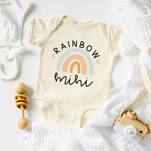 Rainbow Mini | Baby Graphic Short Sleeve Bodysuit