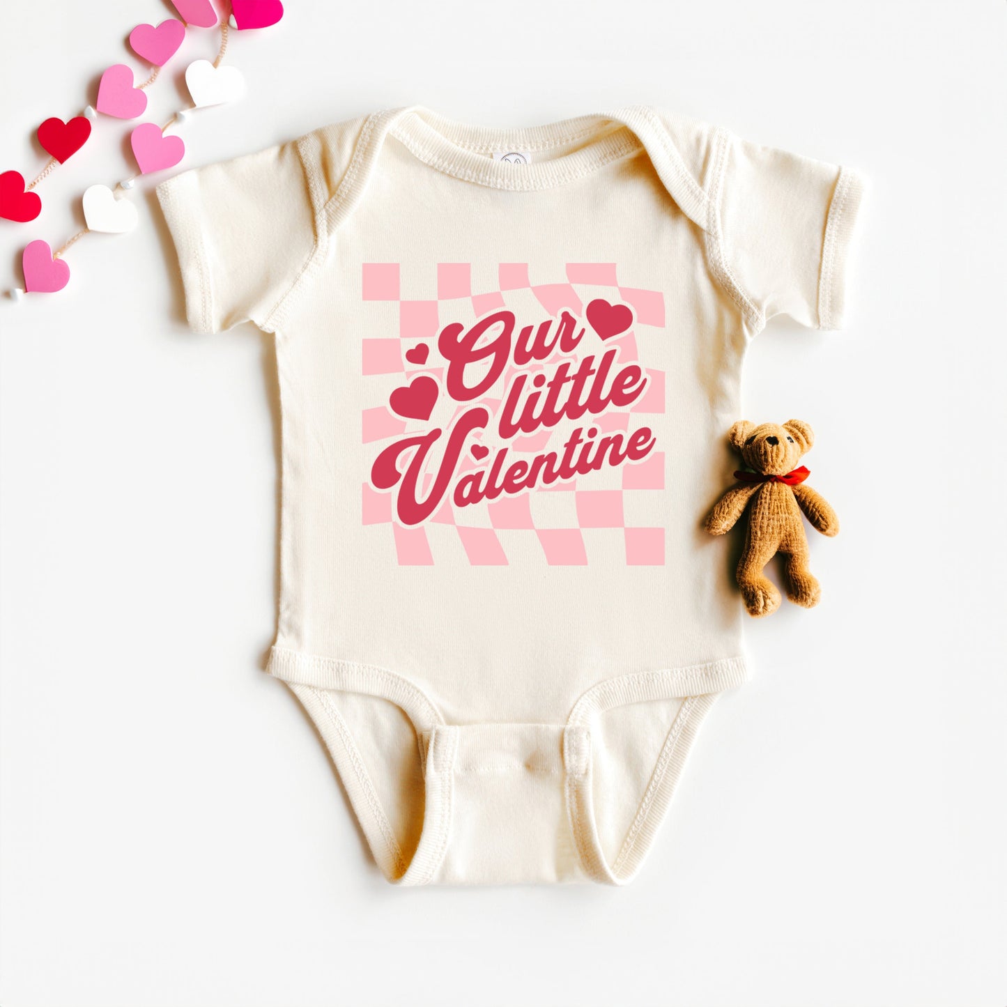 Our Little Valentine | Baby Graphic Short Sleeve Bodysuit