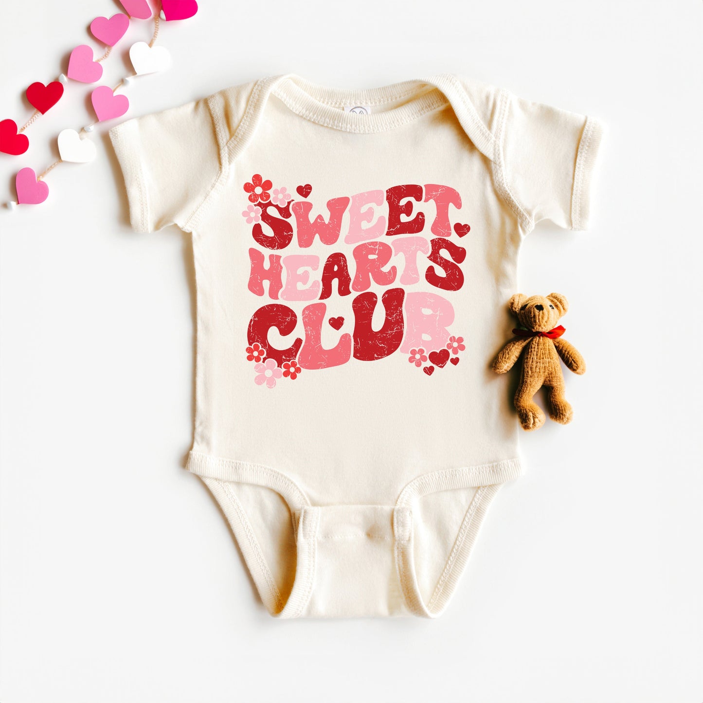 Sweethearts Club | Baby Graphic Short Sleeve Bodysuit