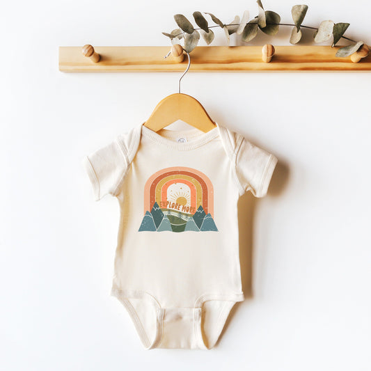 Boho Explore More | Baby Graphic Short Sleeve Bodysuit
