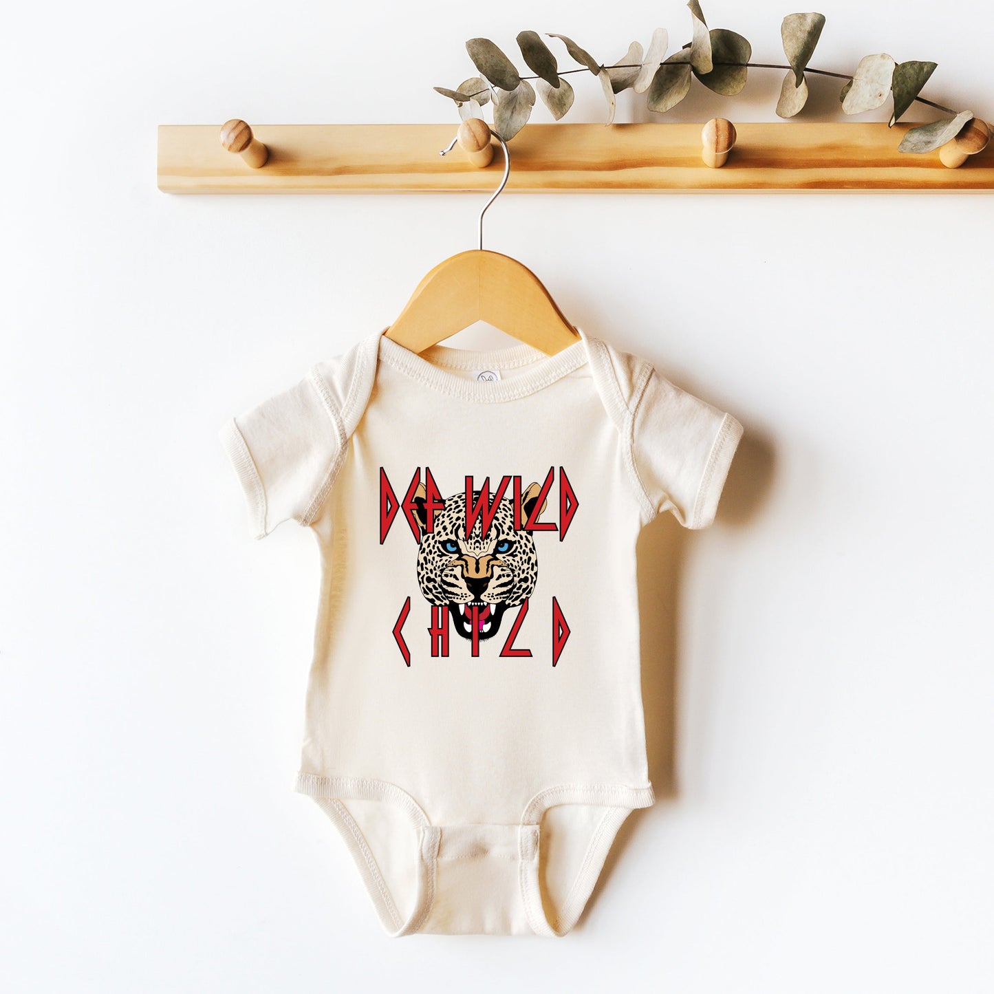 Def Wild Child | Baby Graphic Short Sleeve Bodysuit