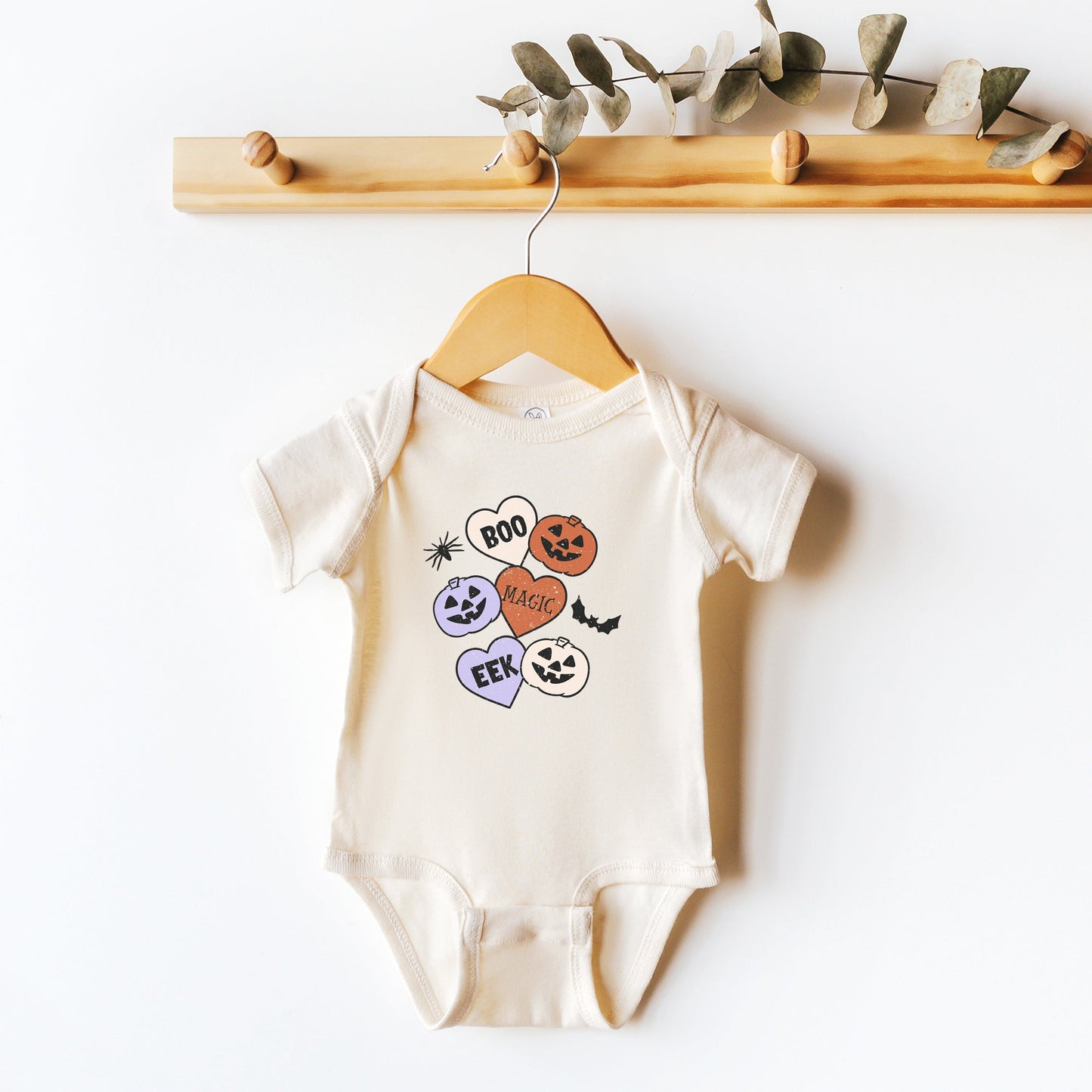 Boo Magic Eek | Baby Graphic Short Sleeve Bodysuit