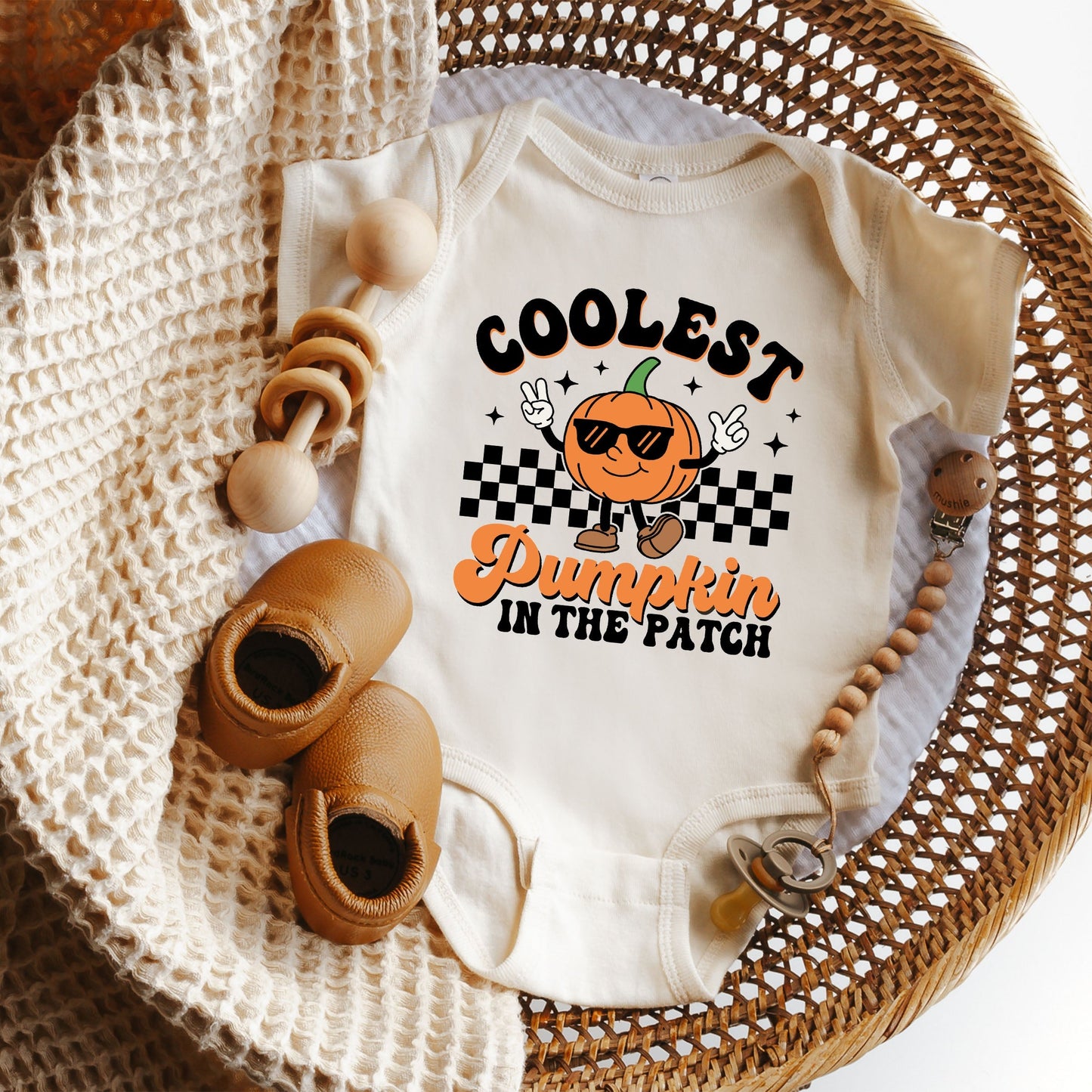Coolest Pumpkin In The Patch | Baby Graphic Short Sleeve Bodysuit