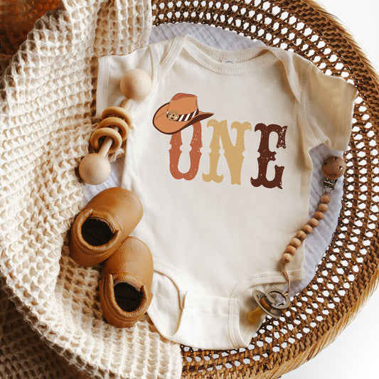Western One | Baby Graphic Short Sleeve Bodysuit