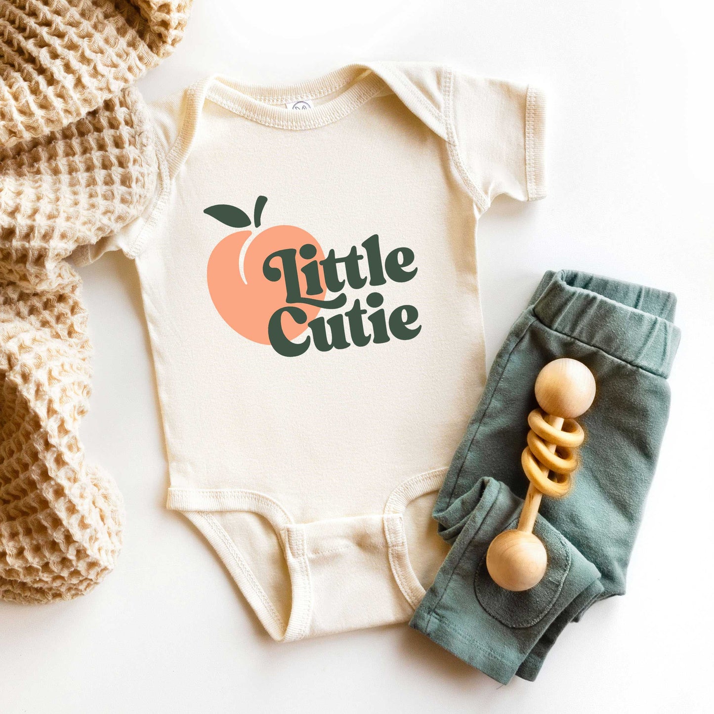 Little Cutie | Baby Graphic Short Sleeve Bodysuit