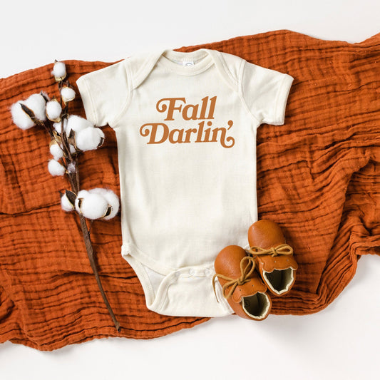 Fall Darlin' | Baby Graphic Short Sleeve Bodysuit