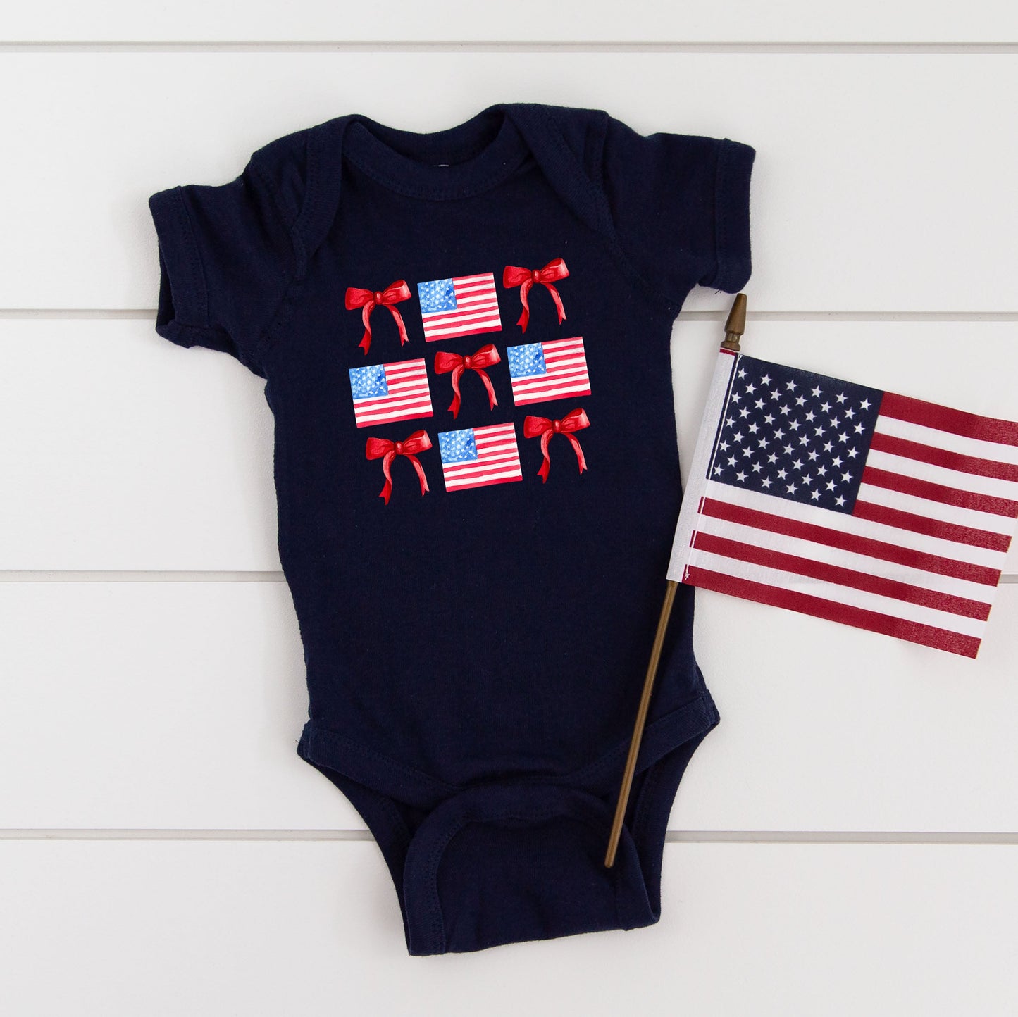 Coquette Flags Chart | Baby Graphic Short Sleeve Bodysuit