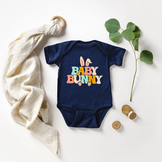 Baby Bunny Ears | Baby Graphic Short Sleeve Bodysuit