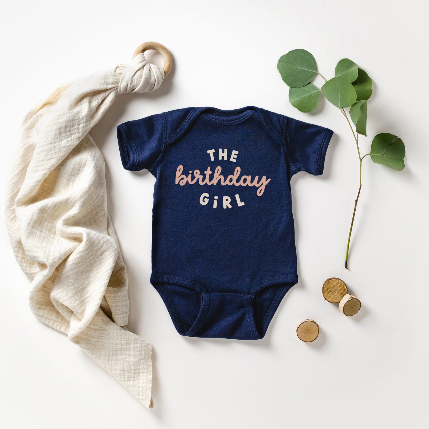 The Birthday Girl | Baby Graphic Short Sleeve Bodysuit