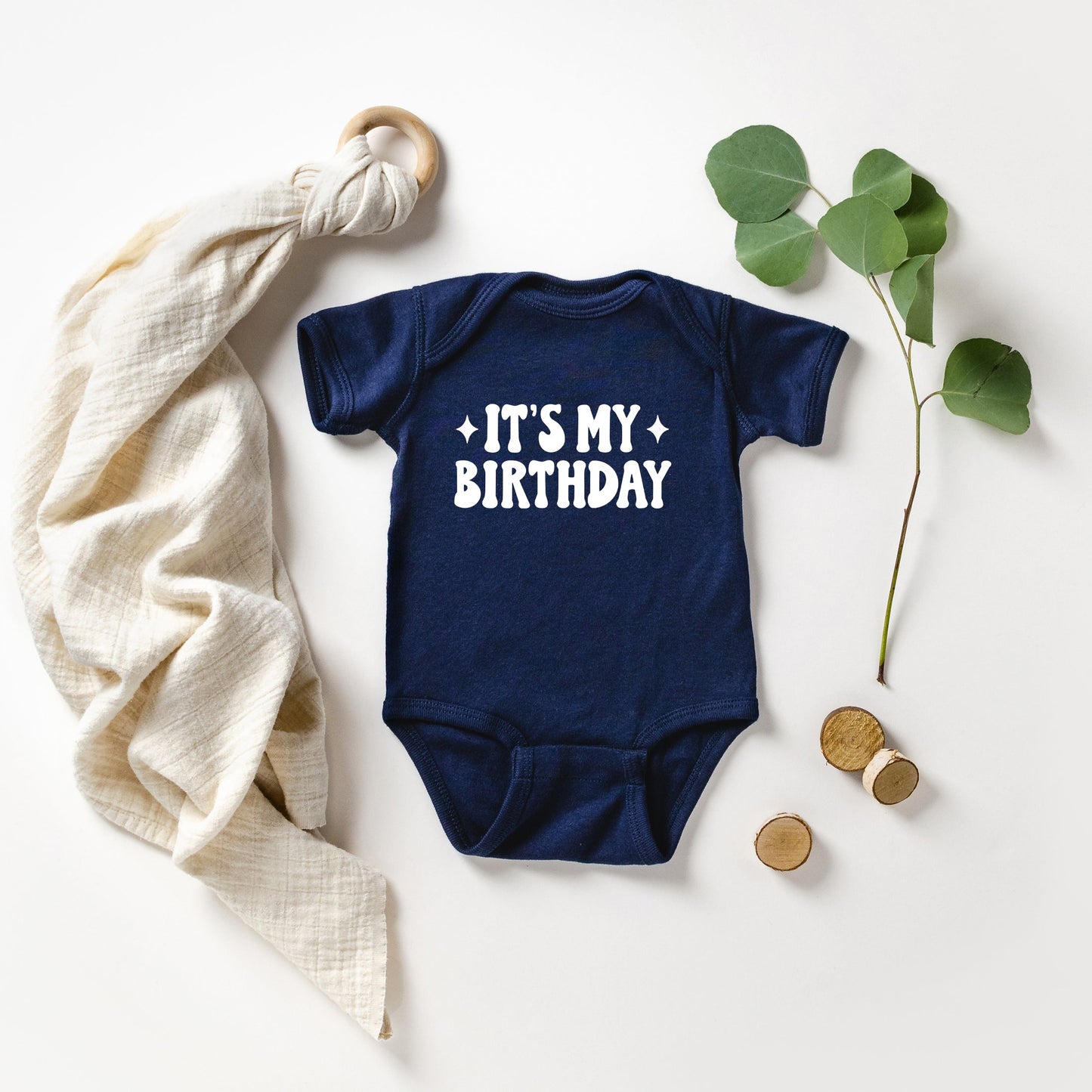 It's My Birthday | Baby Graphic Short Sleeve Bodysuit