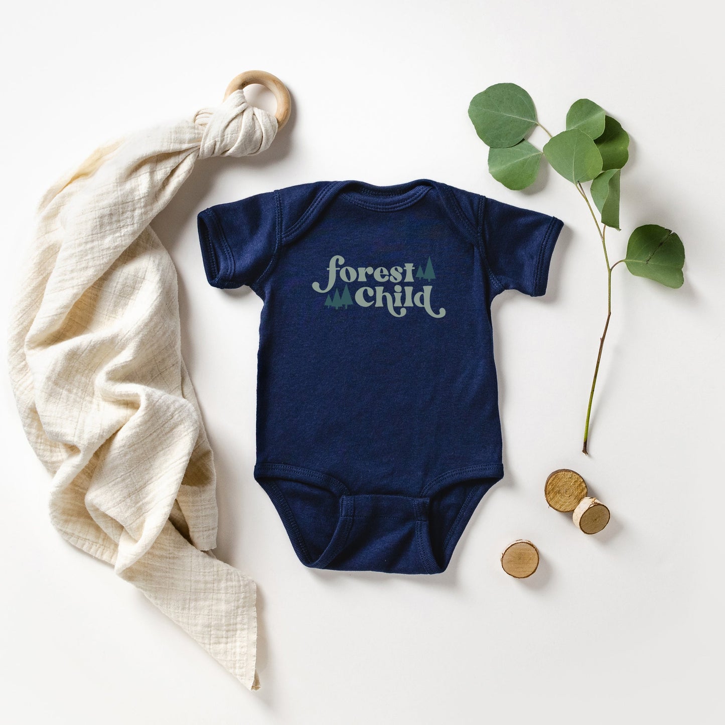 Forest Child | Baby Graphic Short Sleeve Bodysuit