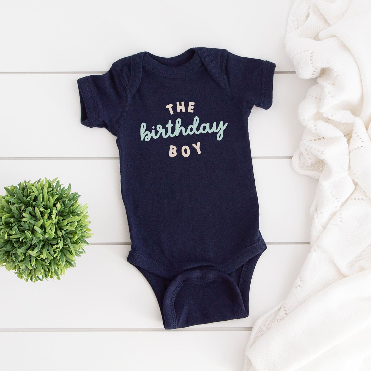 The Birthday Boy | Baby Graphic Short Sleeve Bodysuit