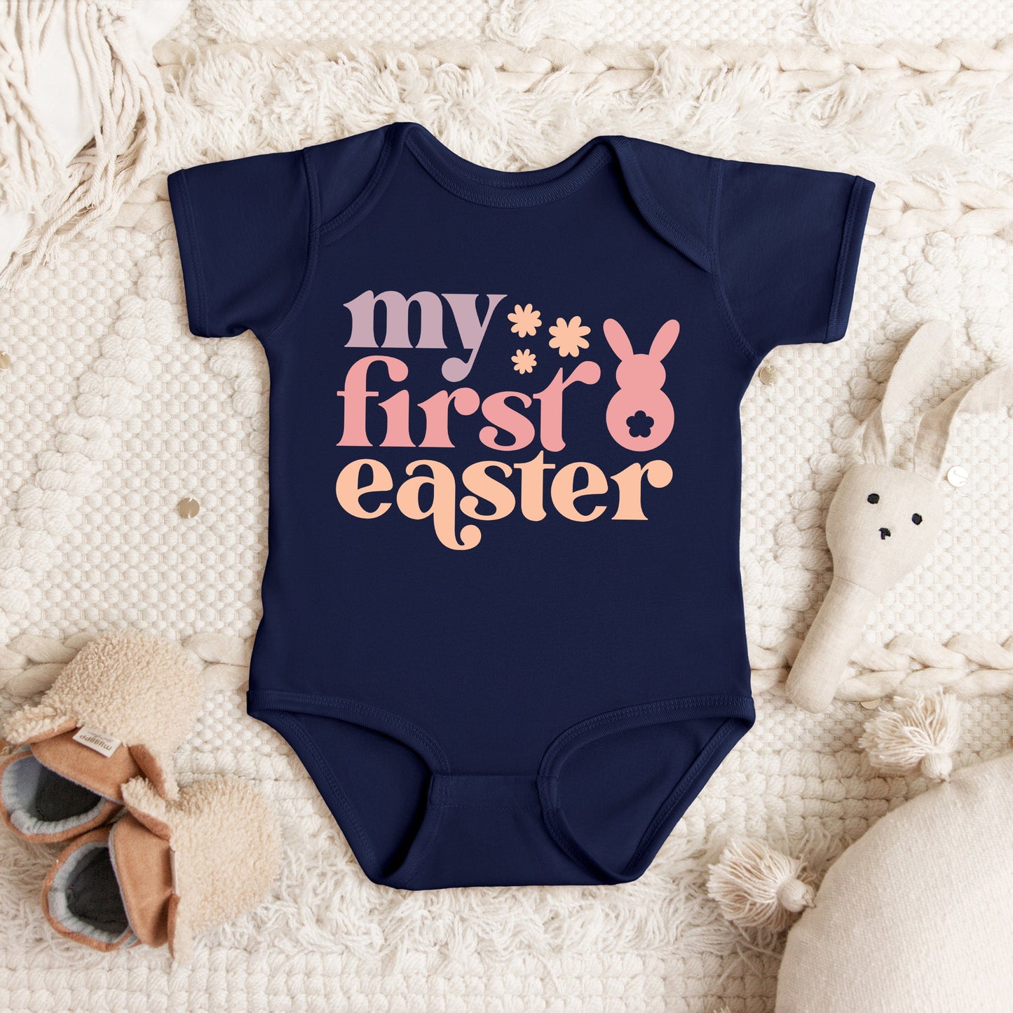 My First Easter | Baby Graphic Short Sleeve Bodysuit