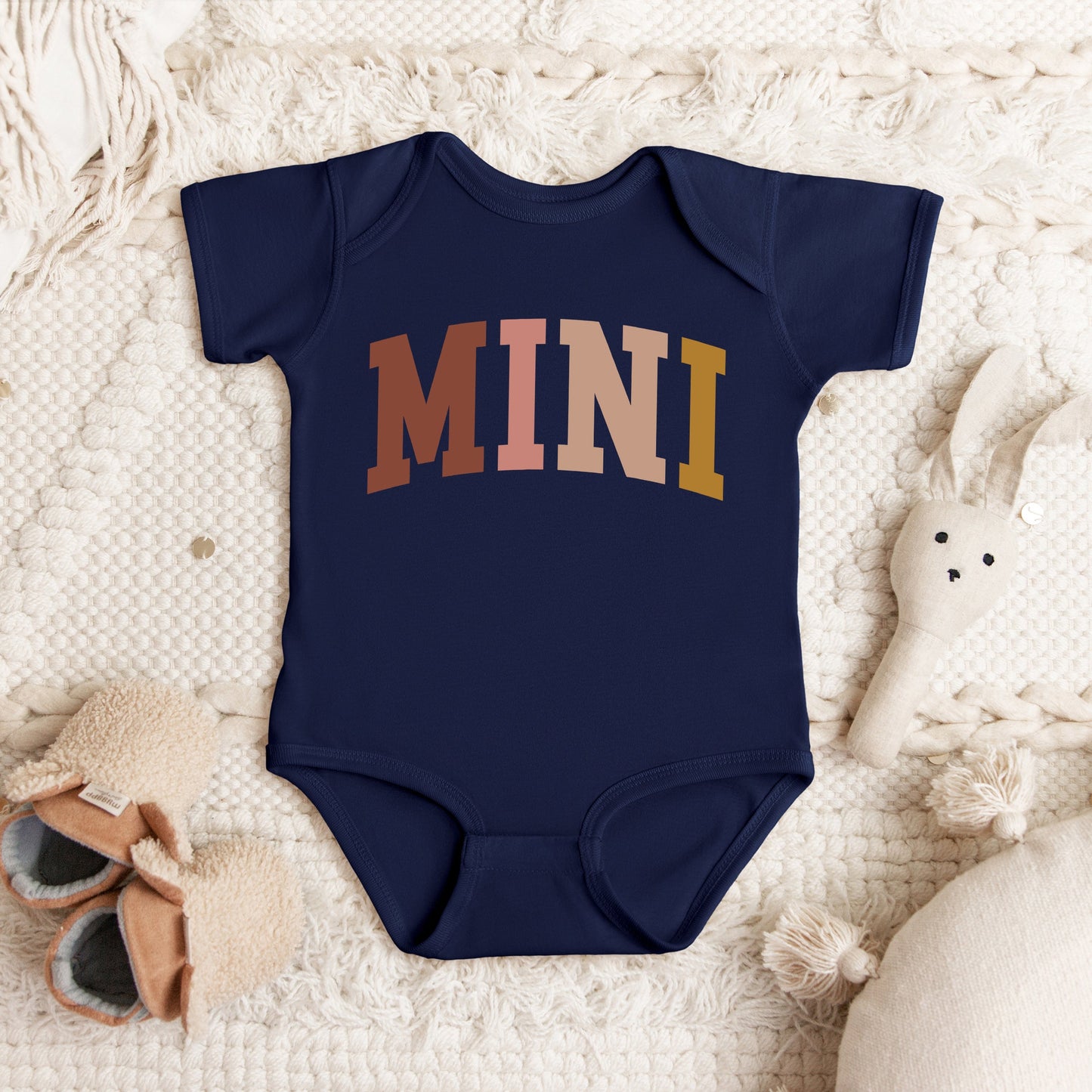 Mini Colored Arch | Baby Graphic Short Sleeve Bodysuit