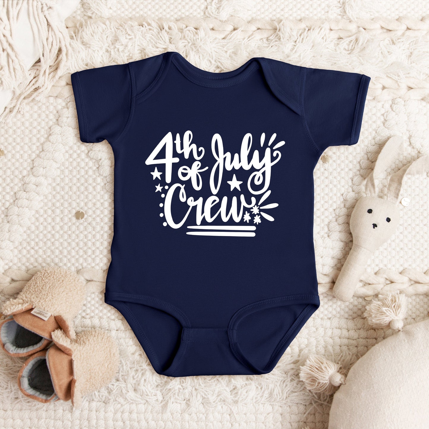 4th Of July Crew | Baby Graphic Short Sleeve Bodysuit