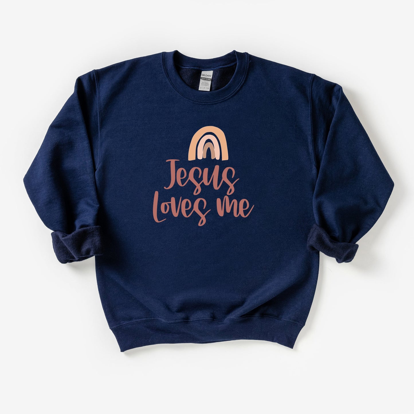 Jesus Loves Me Rainbow | Youth Sweatshirt