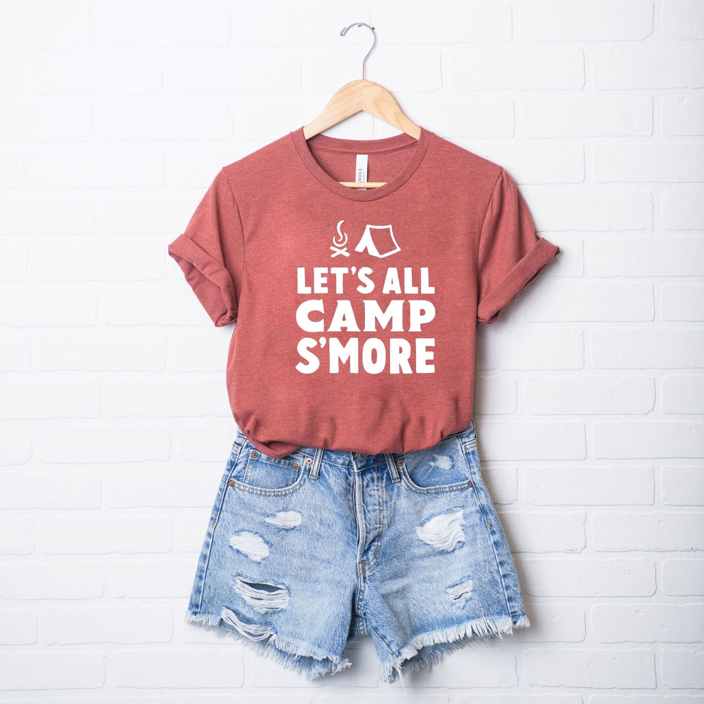 Let's All Camp S'More | Short Sleeve Graphic Tee