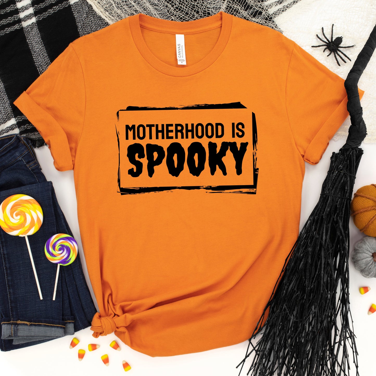 Motherhood Is Spooky | Short Sleeve Graphic Tee