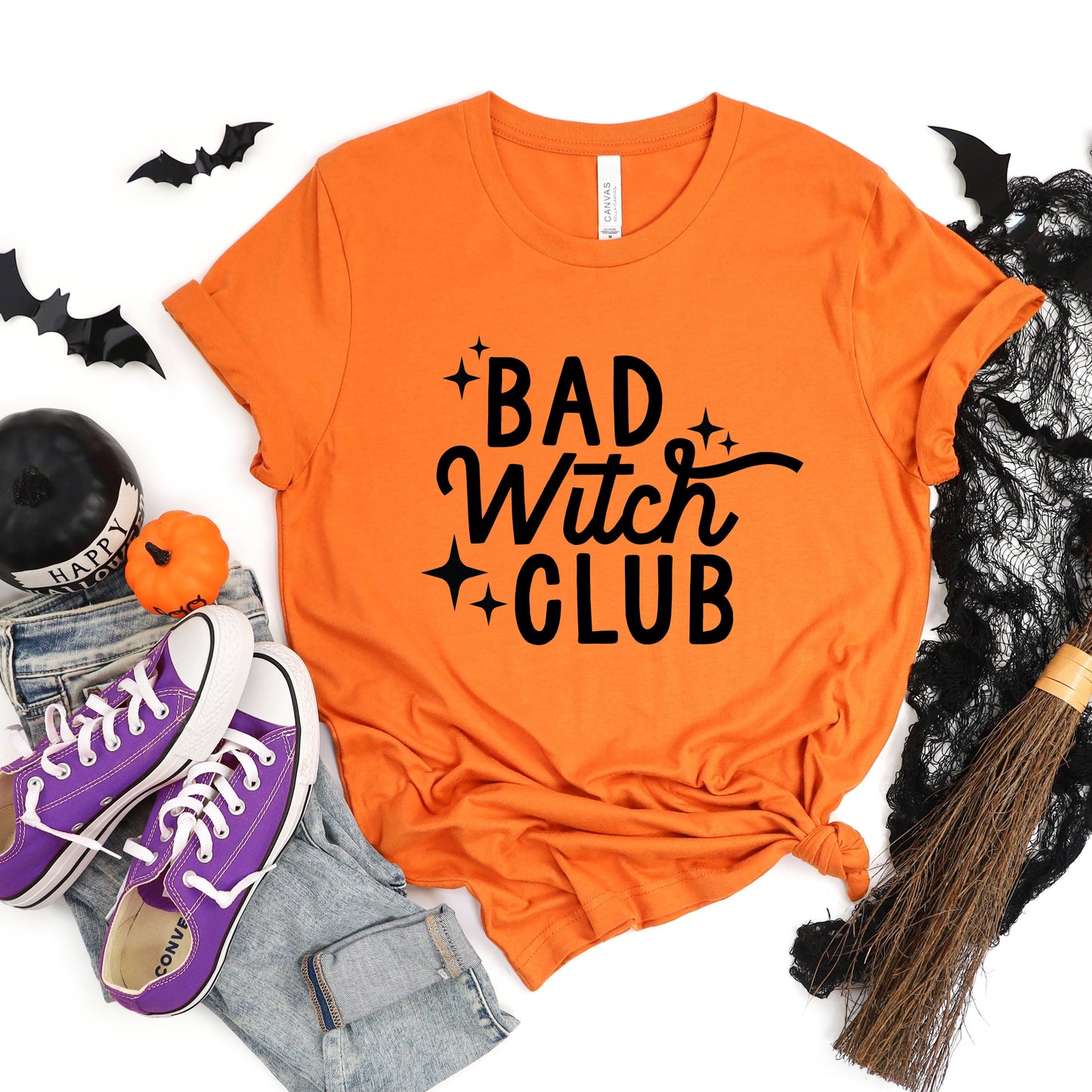 Bad W Club | Short Sleeve Graphic Tee | Halloween