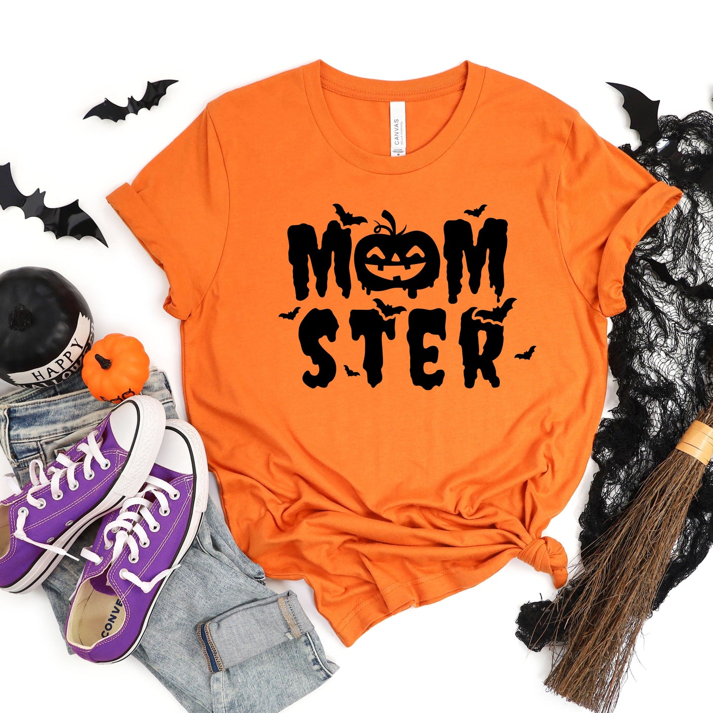 Momster Pumpkin | Short Sleeve Crew Neck