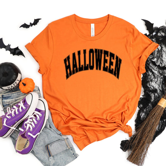 Varsity Halloween | Short Sleeve Crew Neck