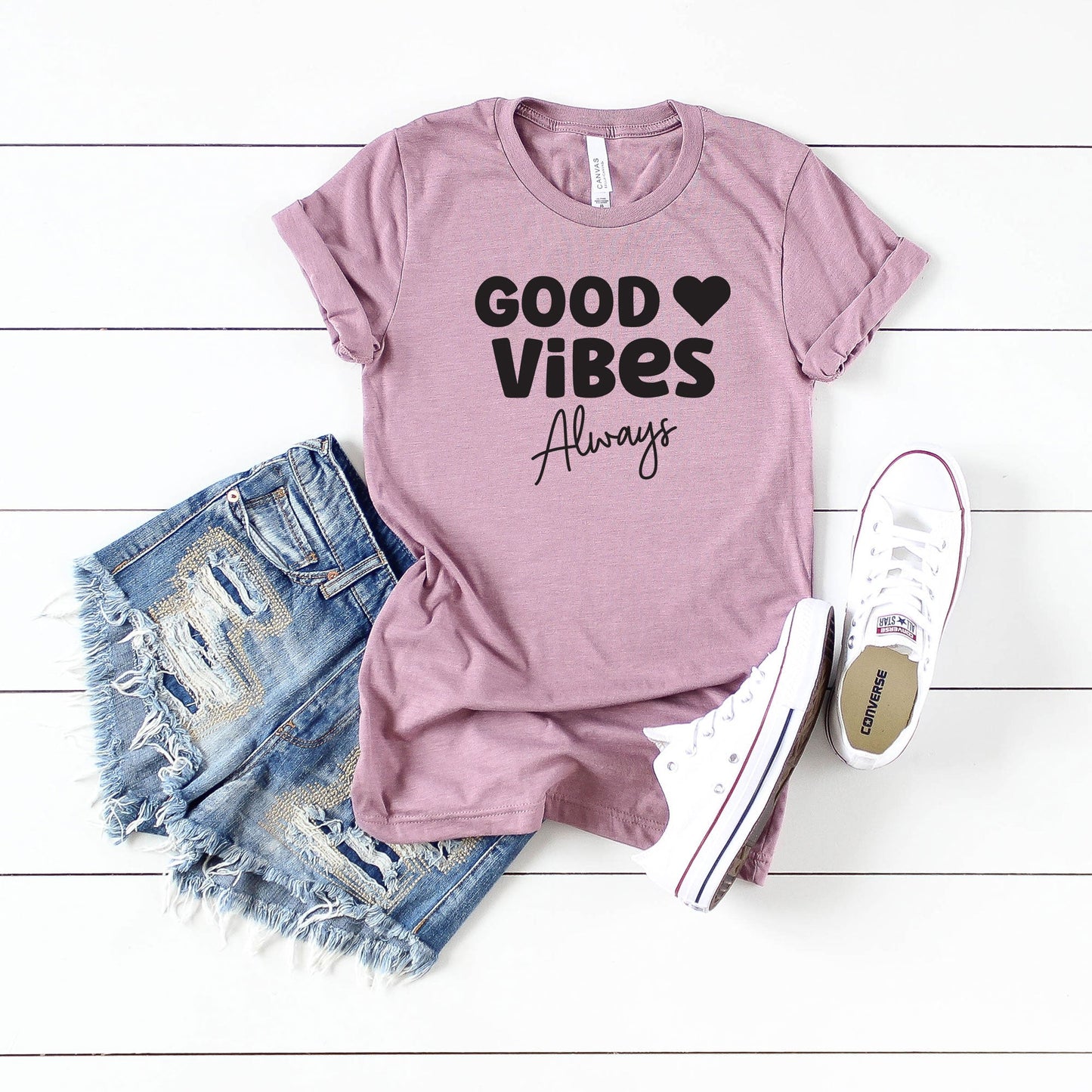 Good Vibes Always | Short Sleeve Graphic Tee