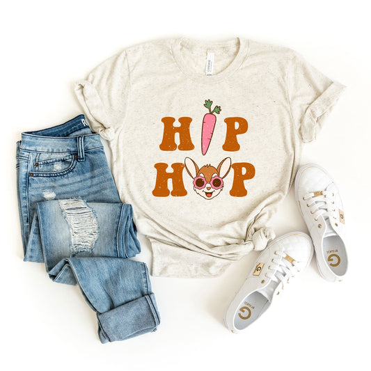 Hip Hop Bunny With Sunglasses | Short Sleeve Graphic Tee