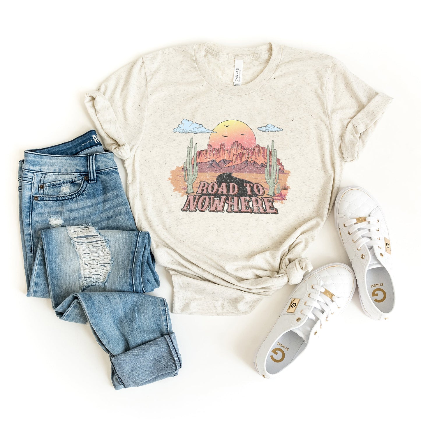 Vintage Road To Nowhere | Short Sleeve Graphic Tee