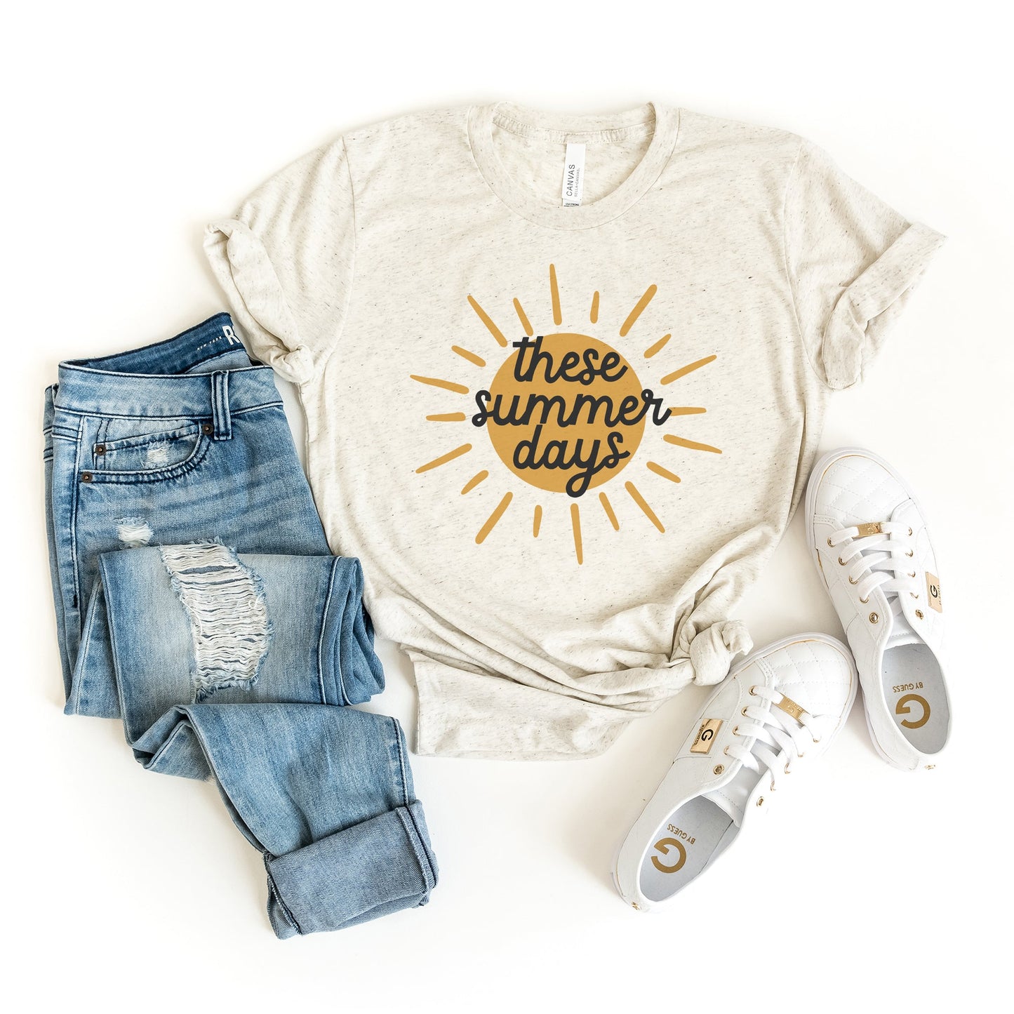 These Summer Days Sun | Short Sleeve Graphic Tee