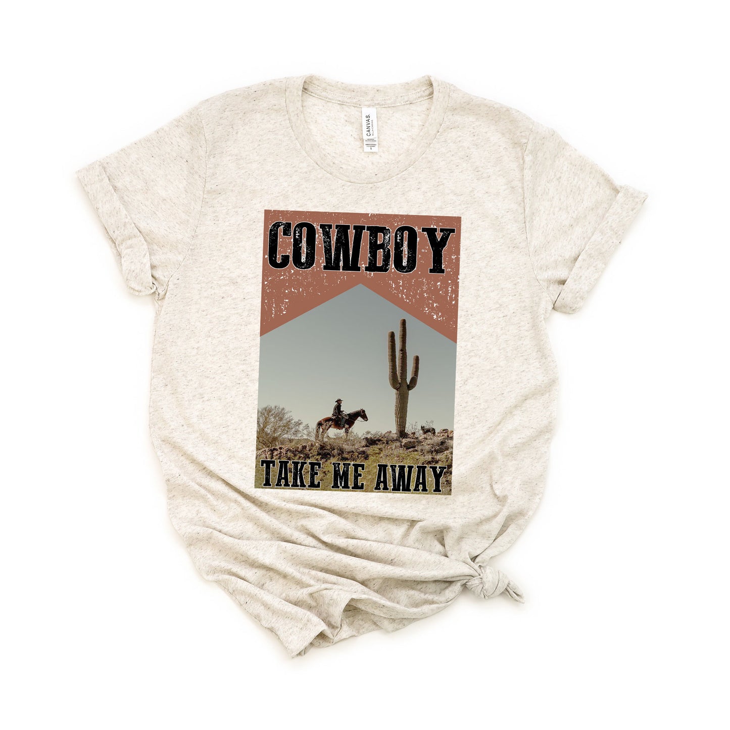 Cowboy Take Me Away Desert | Short Sleeve Graphic Tee