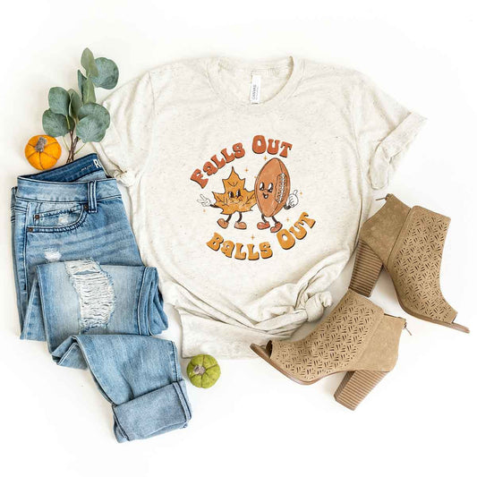 Falls Out Balls Out | Short Sleeve Crew Neck